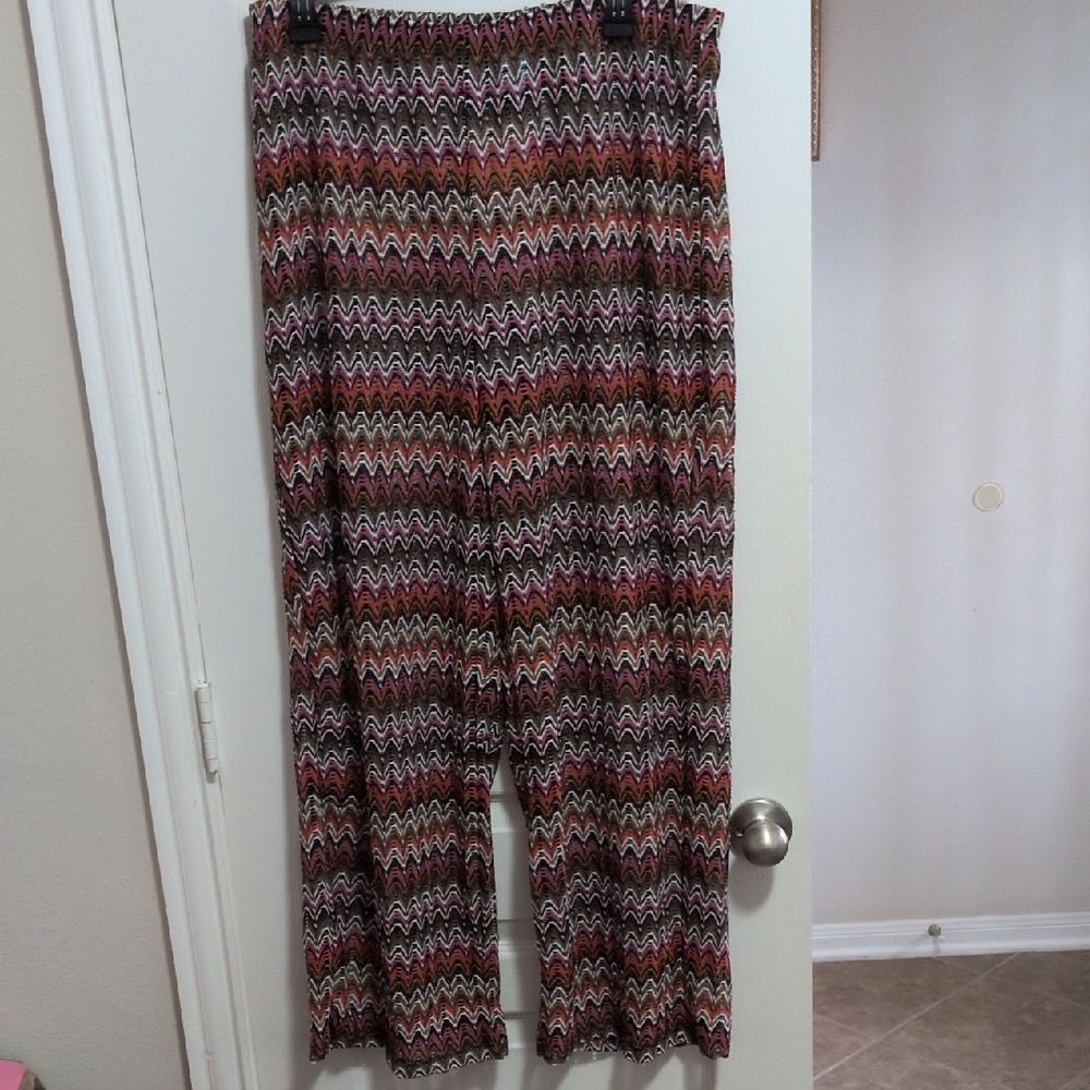 Chevron Mesh Cover Up Pants